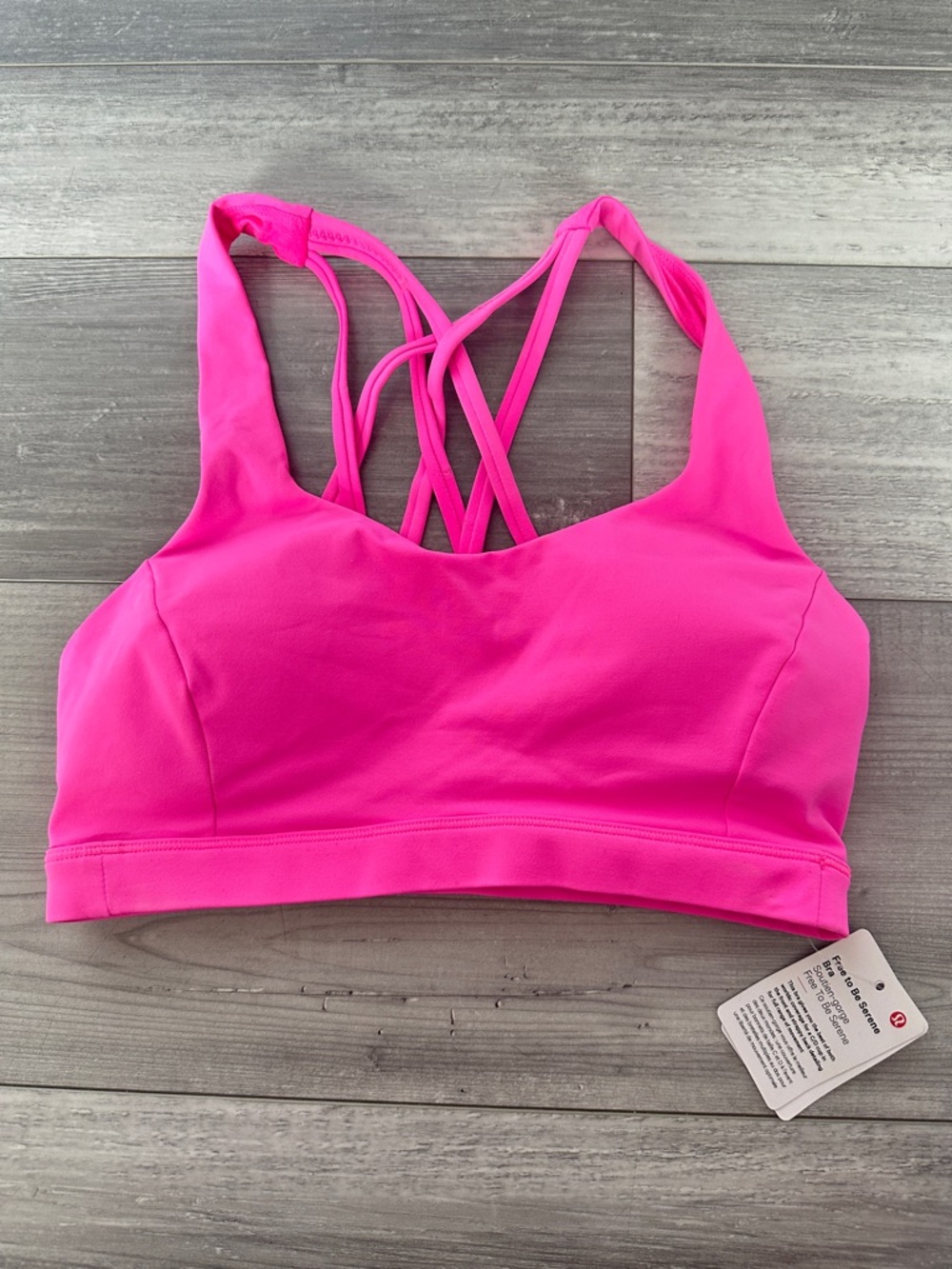 Free to be serene bra pink size 4
